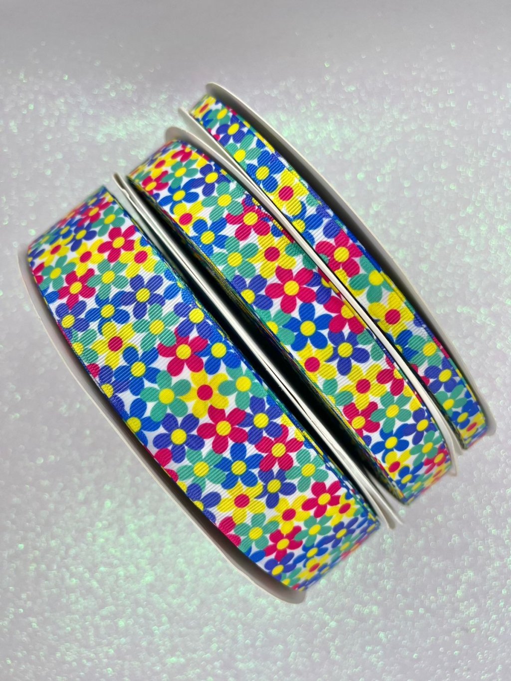 Fita Gorgurão Floral Verão Yama 05mt