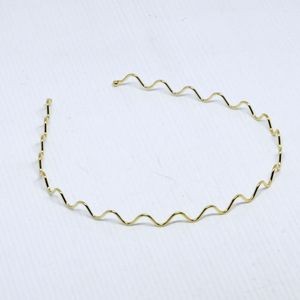 Tiara Metal Ondulada OURO 05und