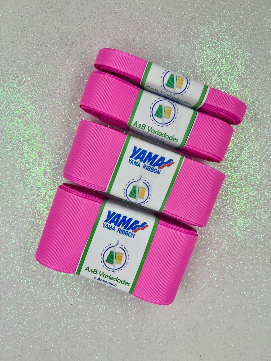 Fita Gorgurão Yama cor199A-ROSA SCARPY 10mt