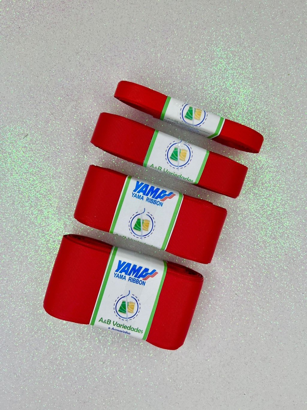 Fita Gorgurão Yama cor250-VERMELHO 10mt