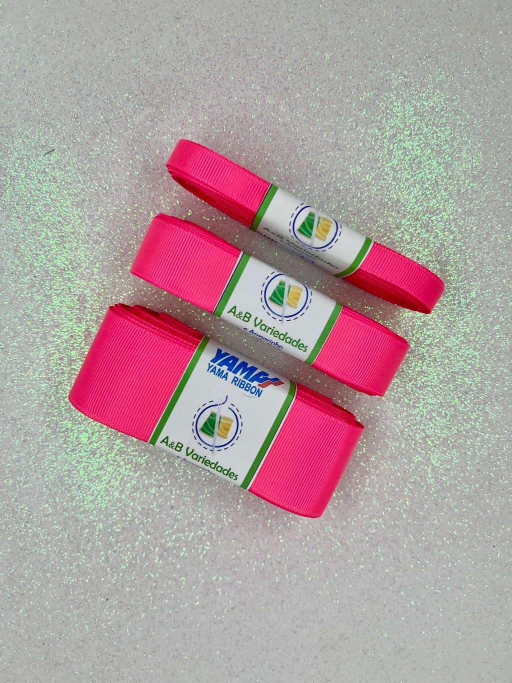 Fita Gorgurão Yama cor159-PASSION FRUIT 10mt