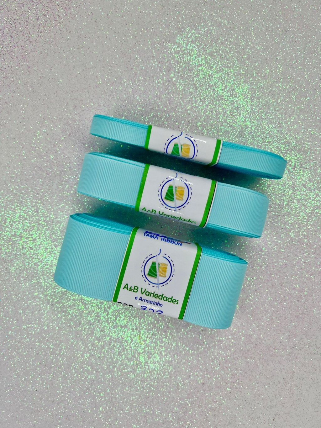 Fita Gorgurão Yama cor322-OCEAN BLUE 10mt