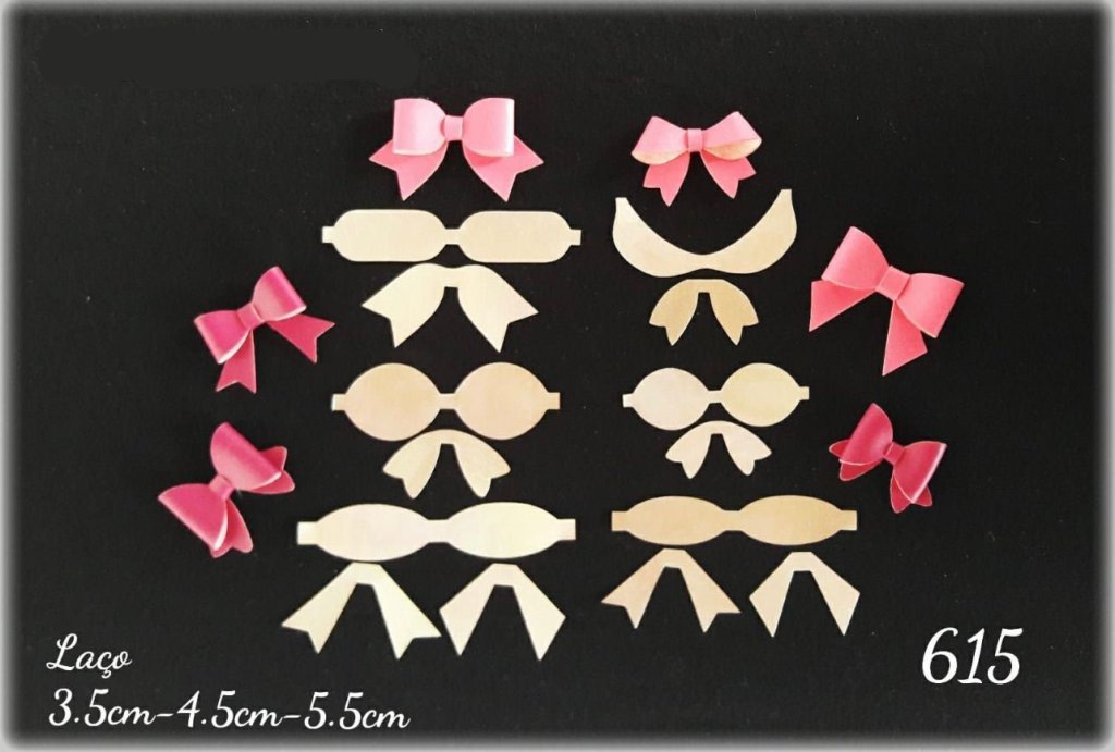 Molde Alumínio Laço Ref:615 06 modelos