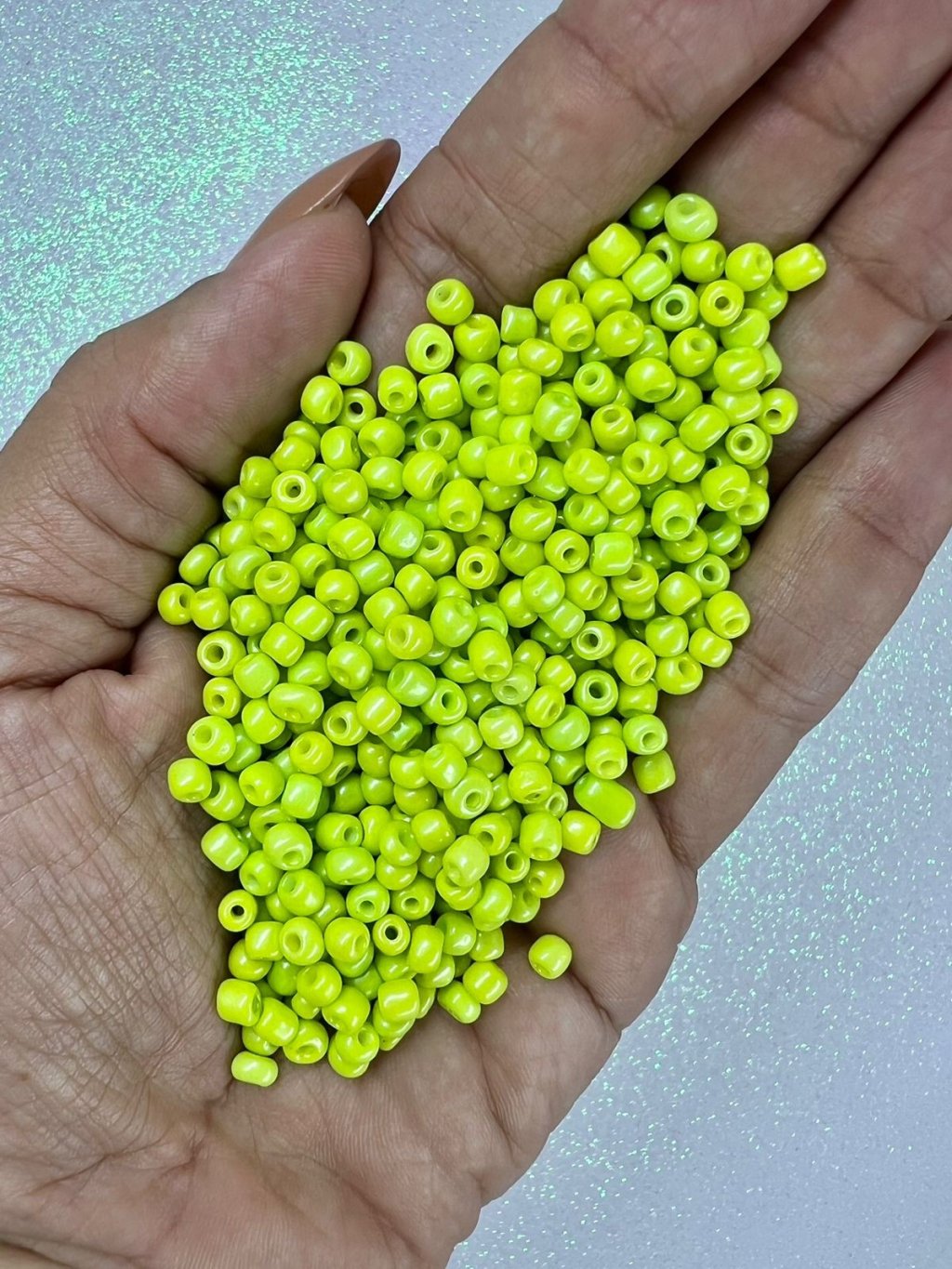 Miçangão Leitoso Nybc VERDE LIMA 50g