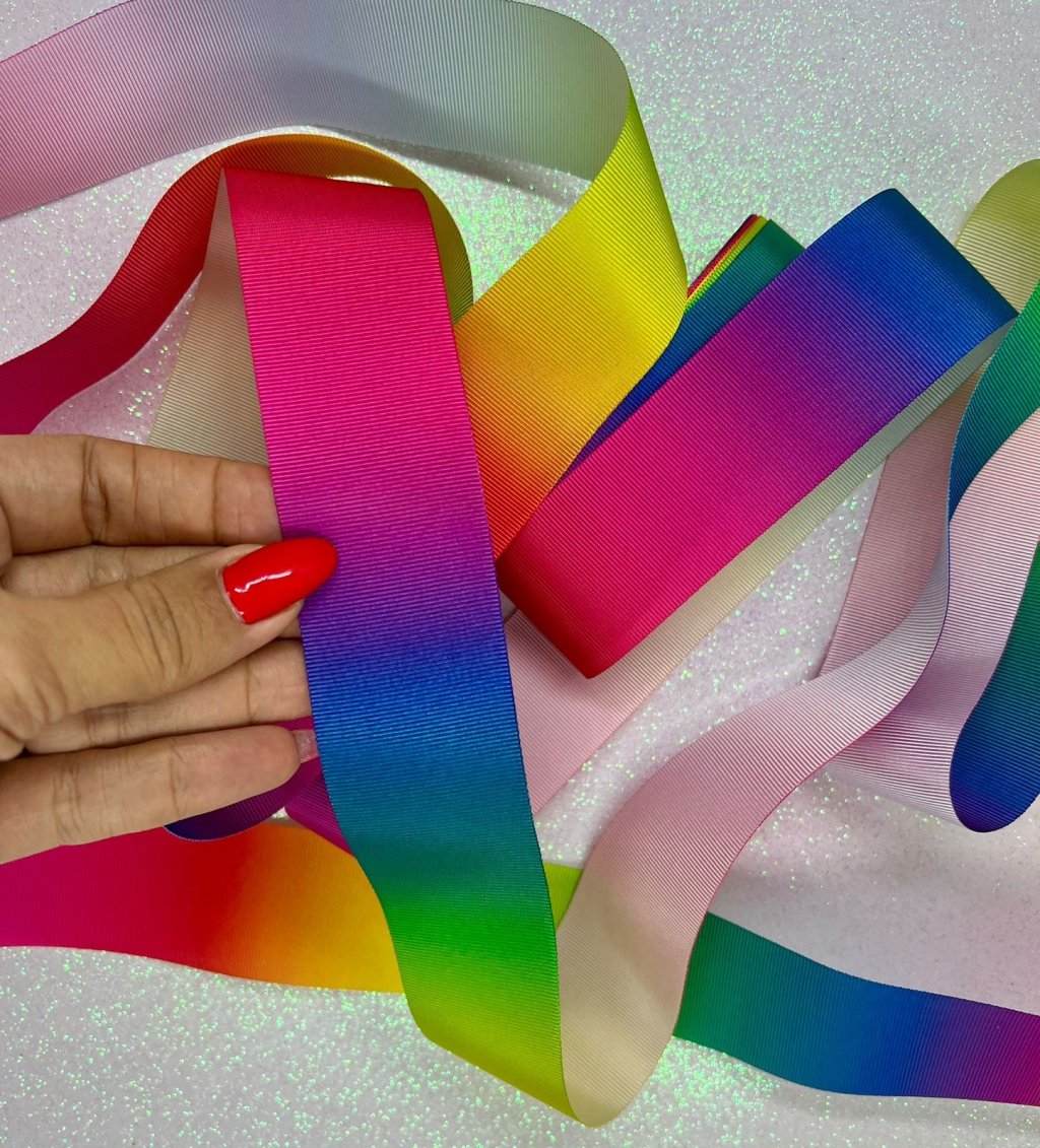 Fita Gorgurão Progresso Ref:8664/38 Cor02-MULTICOR 38mm