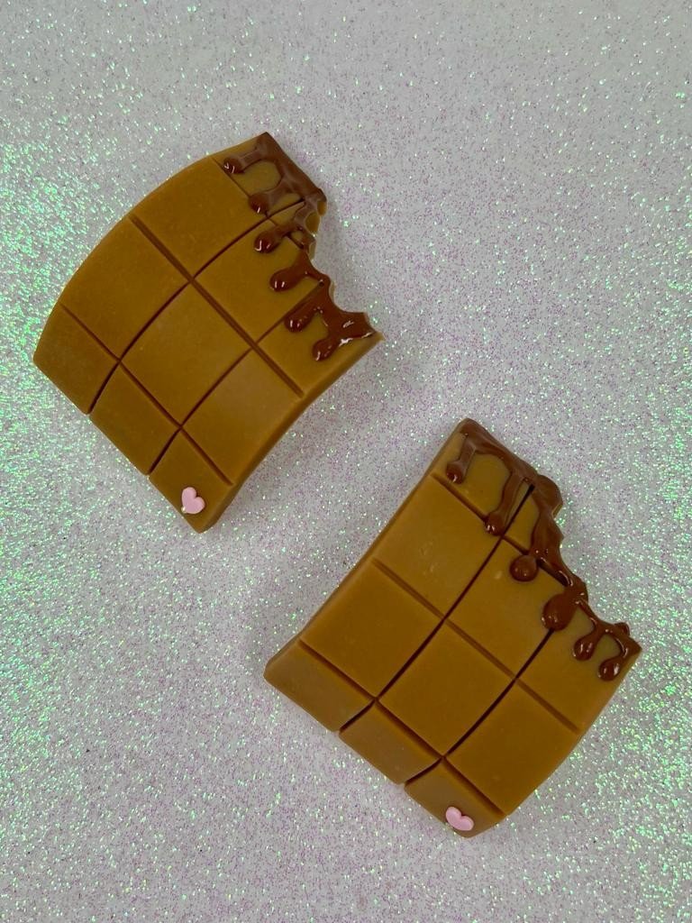 Aplique Biscuit Curvado p/ Arco Barra Chocolate MARROM RbBiscuit Unidade