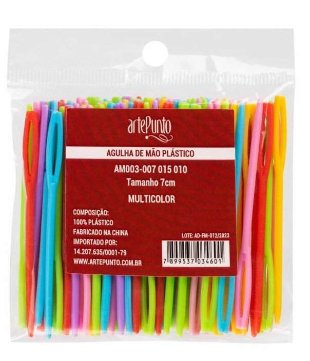 Agulha Mão Plástica ArtePunto 7cm 