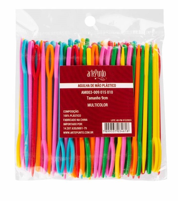 Agulha Mão Plástica ArtePunto 9cm 