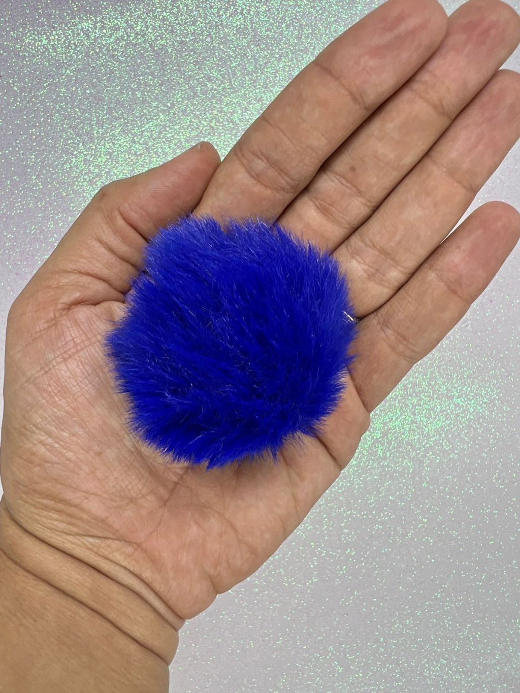 Pompom Pelúcia G Ref:16061 AZUL ROYAL Nybc 50mm