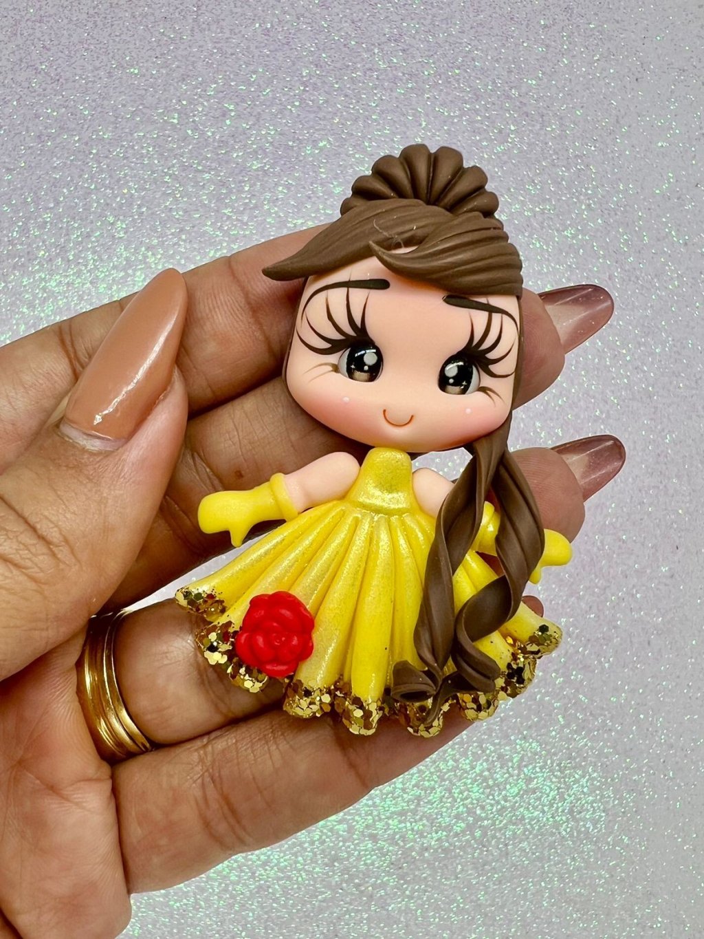 Aplique Biscuit Princesa Bela IbBiscuit 01und