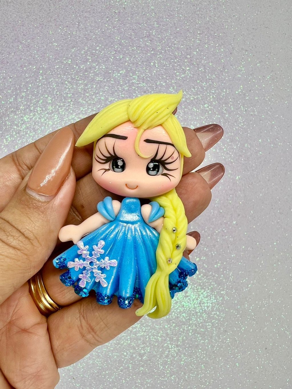 Aplique Biscuit Princesa Elsa Frozen IbBiscuit 01und