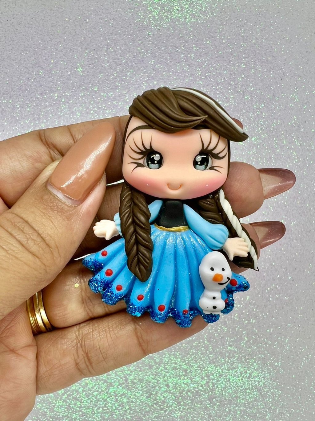 Aplique Biscuit Princesa Ana Frozen IbBiscuit 01und