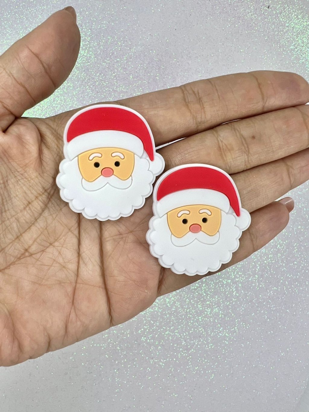 Aplique Emborrachado Papai Noel (Cabeça) Yama Ref:38936 40mm 02und