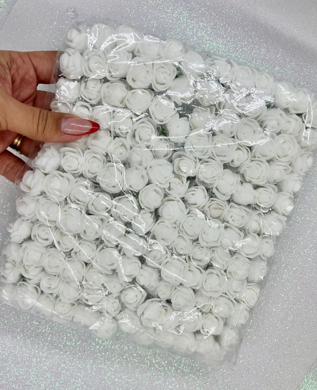 Rosa EVA Nybc Cor101-BRANCA 20mm 