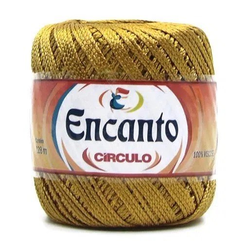 Linha Encanto Circulo Cor7577-OURO 128mt