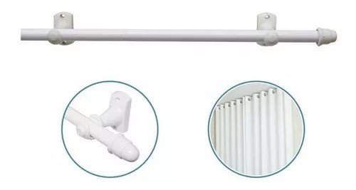 Varão Cortina 1,5mt ArteMetal BRANCO 19mm