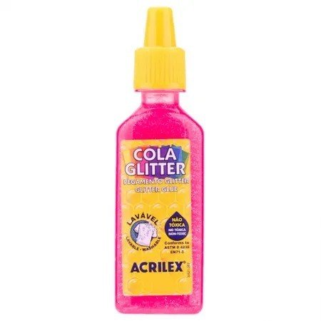 Cola Glitter Acrilex Cor527-PINK 35g
