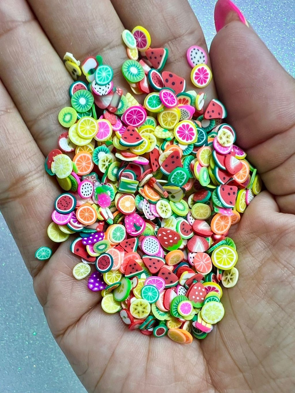 Confete Fimo FRUTINHAS Ref:21949 Patimport 4mm 20g