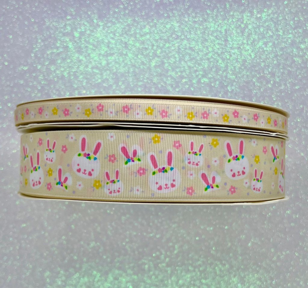 Fita Gorgurão Páscoa Yama cor306-CREME 05mt