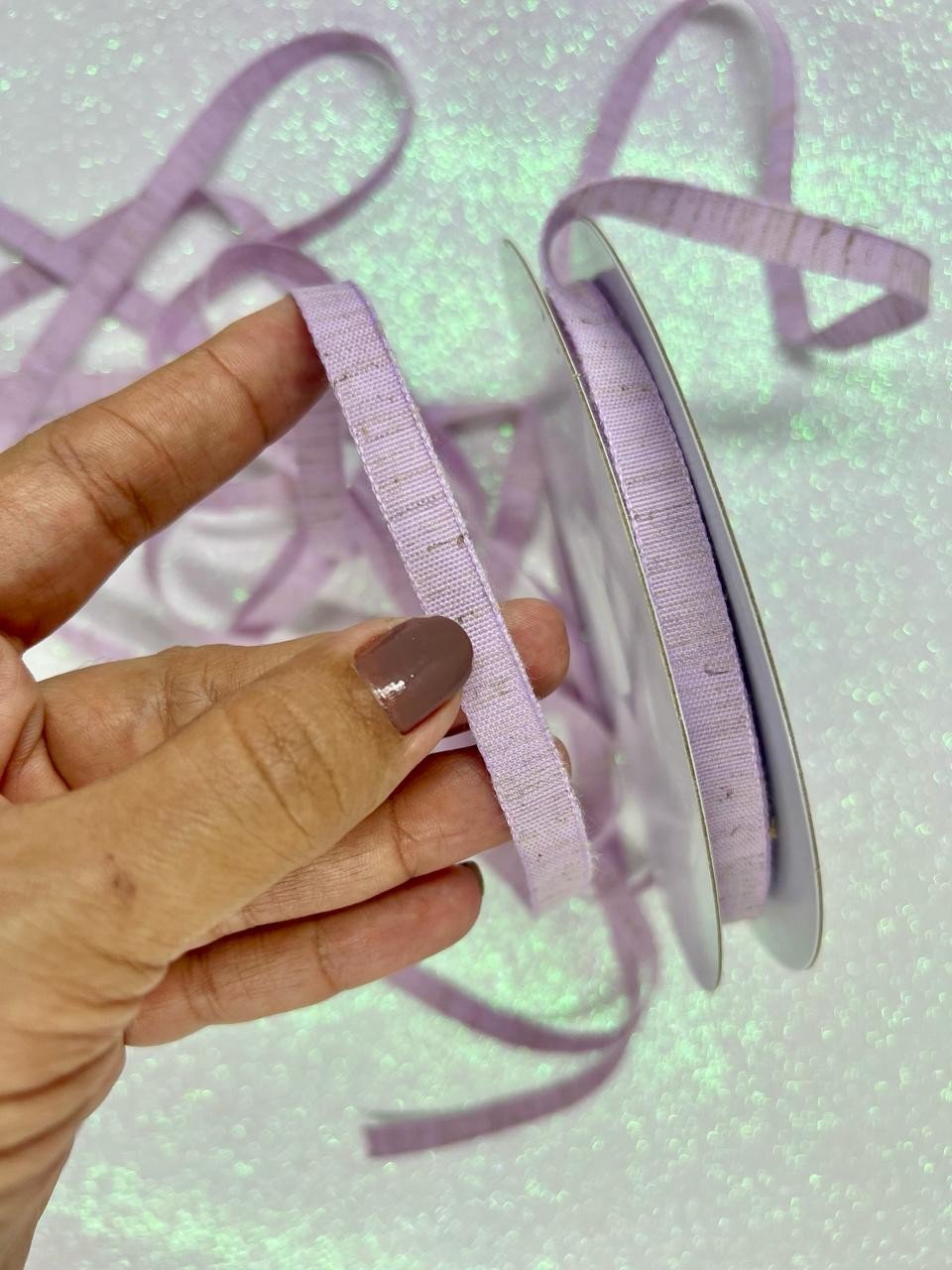 Fita Linho Mesclada Yama n°2 Cor430-LT ORCHID 10mm 05mt