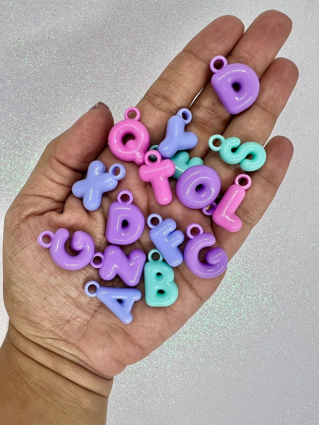 Pingente Letras CANDY Ref:30637 Limport 25mm 20g