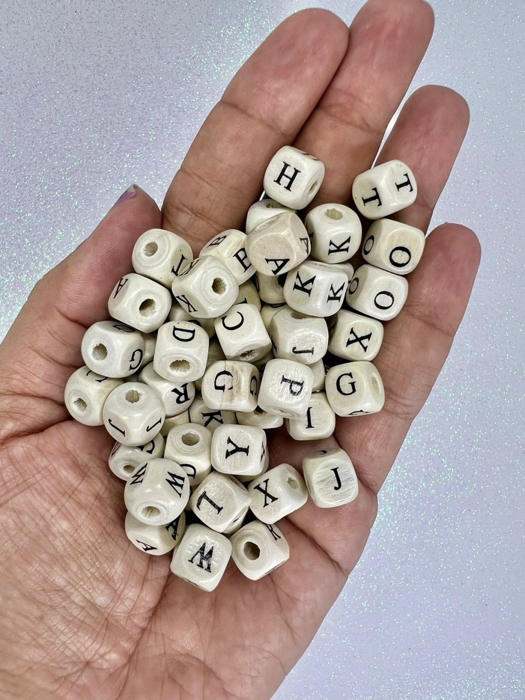 Letras Madeira Quadrada Ref:29179 Limport 10mm 25g