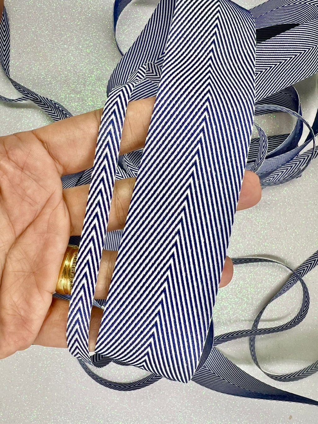 Fita Gorgurão Especial Twill Yama Cor370-NAVY 05mt