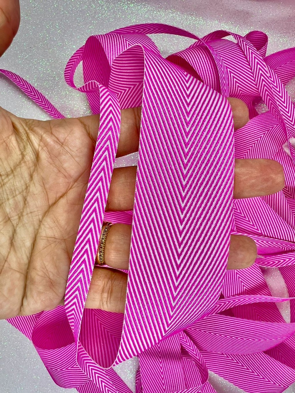 Fita Gorgurão Especial Twill Yama Cor187-AZALEA 05mt