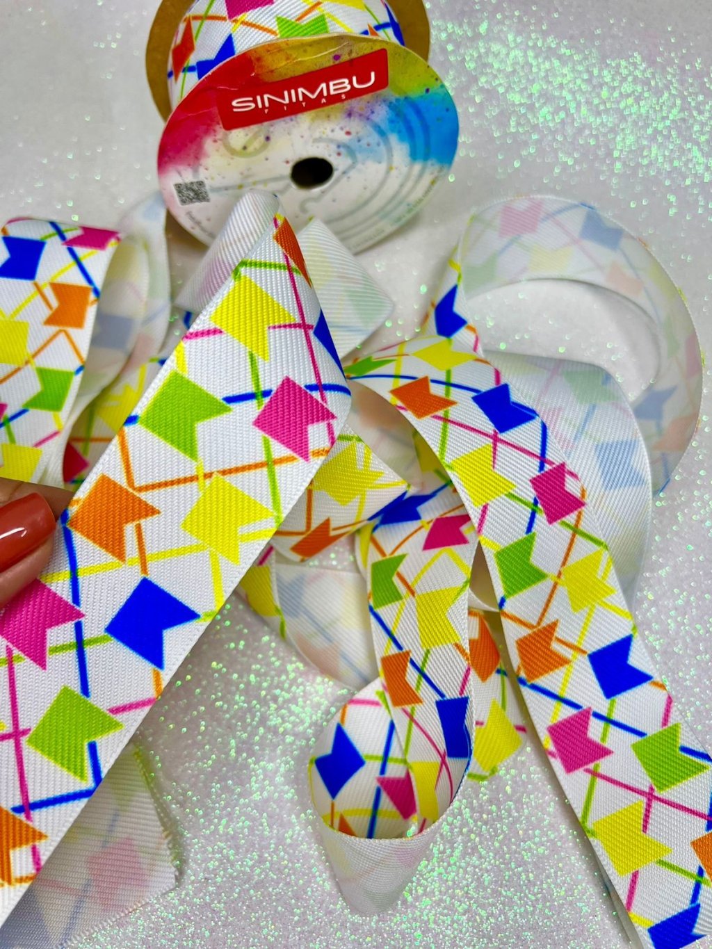 Fita Junina Sinimbu Ref:1949/38 Cor11-BANDEIRINHAS 38mm 