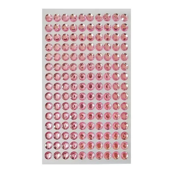 Strass Adesivo Make+ REF:5369 ROSA 8mm