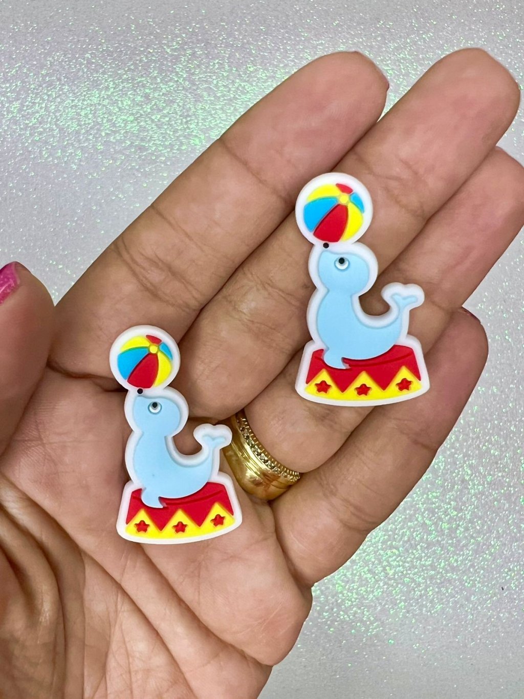 Aplique Emborrachado Yama CIRCO Ref:38976 FOCA 40mm 02und  