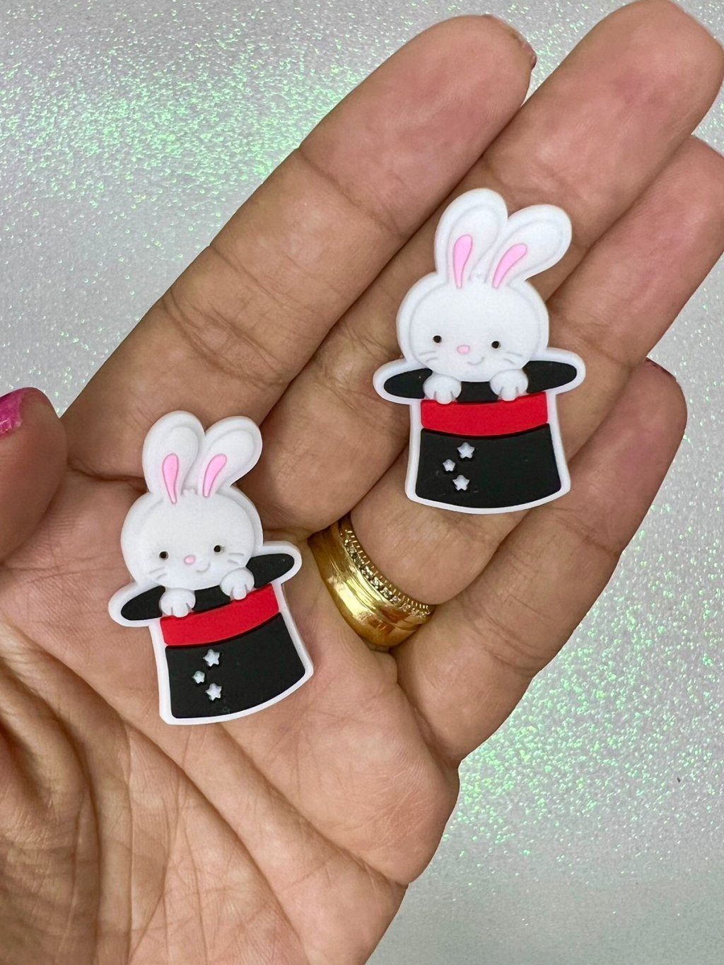 Aplique Emborrachado Yama CIRCO Ref:38976 COELHO 40mm 02und  