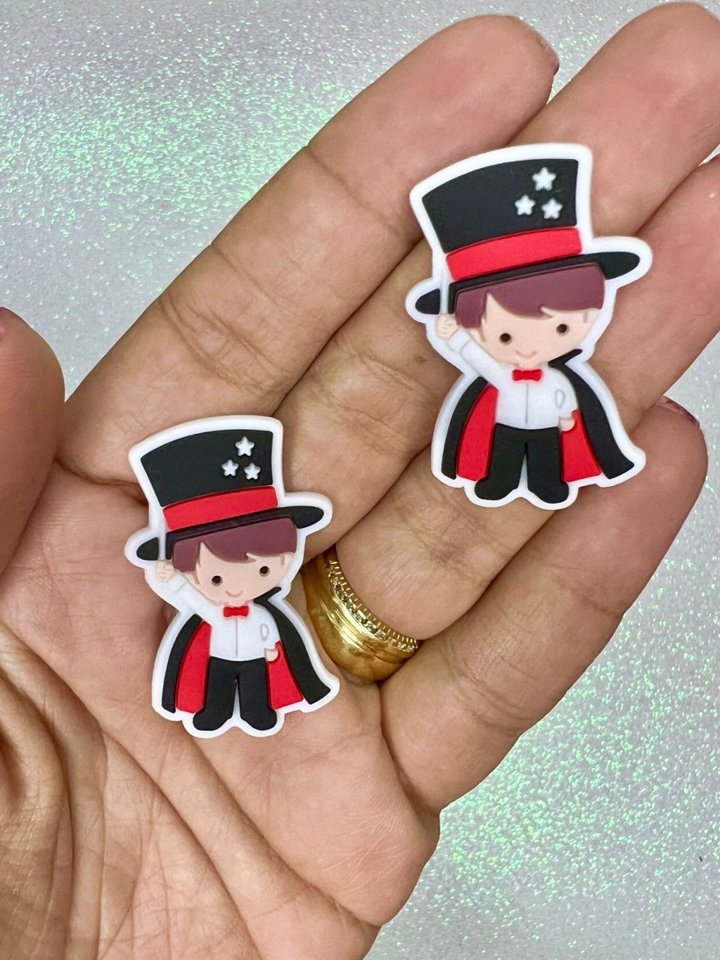 Aplique Emborrachado Yama CIRCO Ref:38976 MÁGICO 40mm 02und  