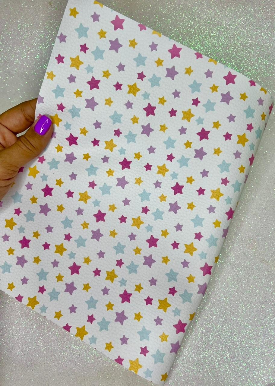 Lonita Estampa (Estrelas) ArtBless Ref:1227 COLOR CANDY 26x40cm FOLHA
