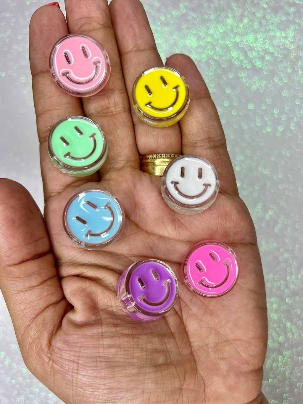 Passante Esmaltado Transparente SMILE COLOR Ref:10021 20mm 05und 