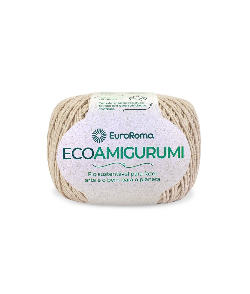 Barbante Euroroma EcoAmigurumi  Cor305-NUDE 254mt