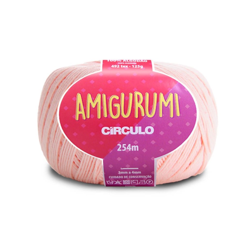 Linha Amigurumi Circulo cor3148-MACADÂMIA 254mt