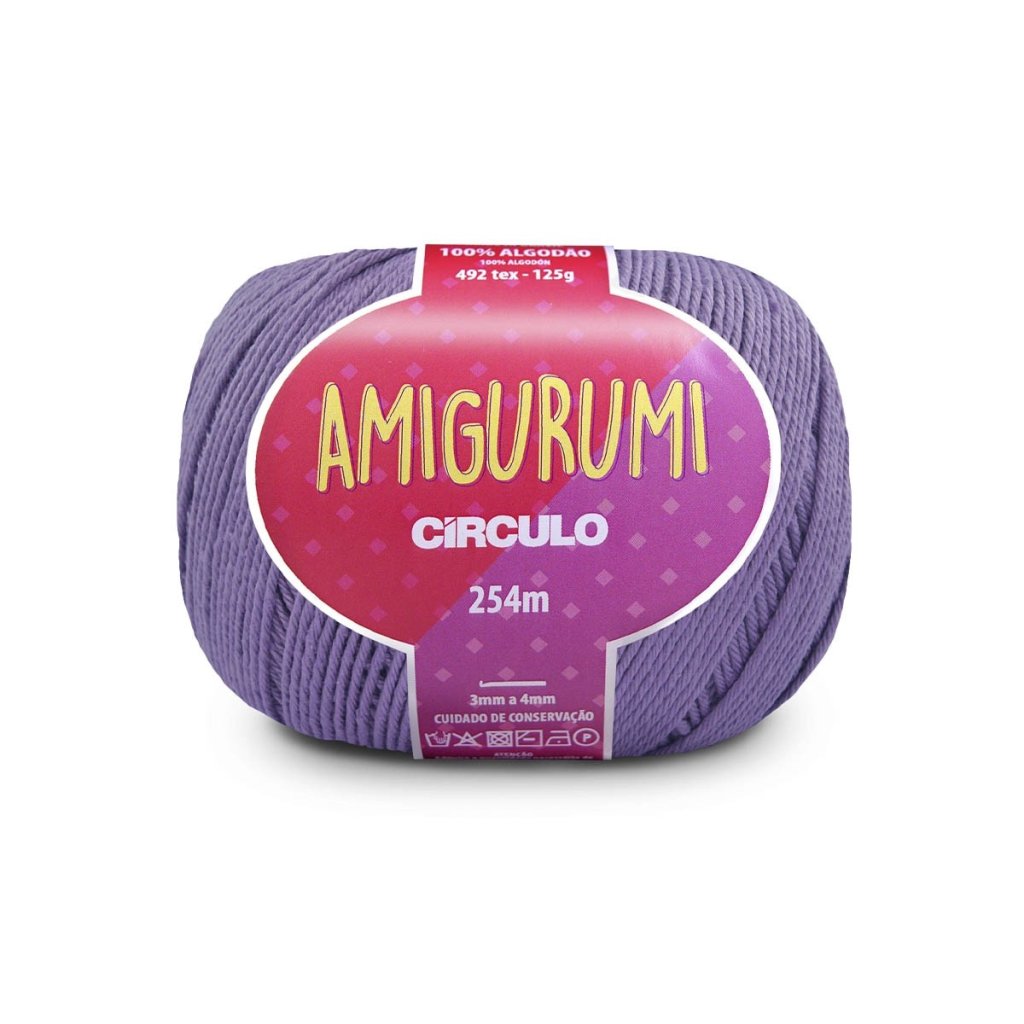 Linha Amigurumi Circulo cor6399-AZALEIA 254mt