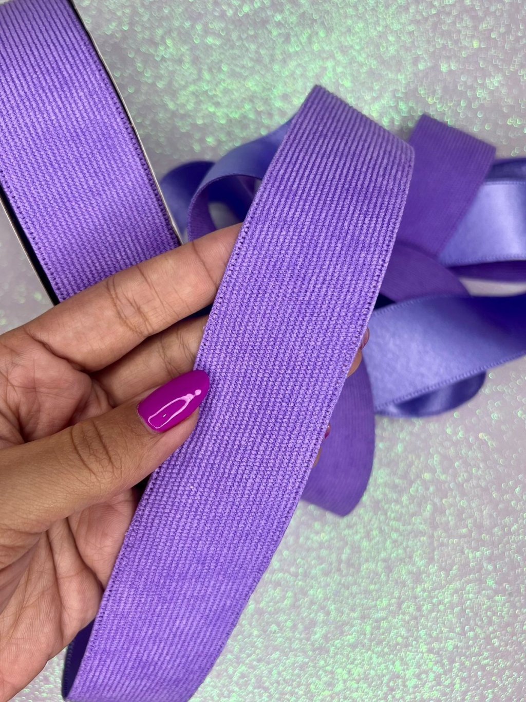 Fita Veludo Cotelê n°9 PatImport Ref:10459 LAVANDA 38mm 03mt