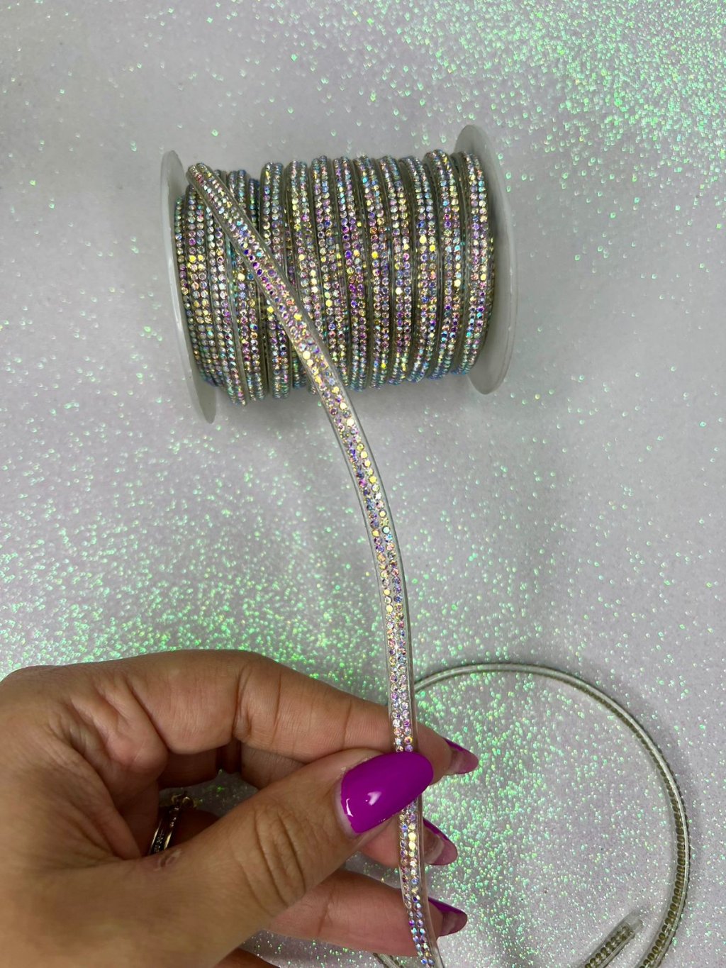 Tira Strass Limport Ref:44495 Irisado 6mm metro