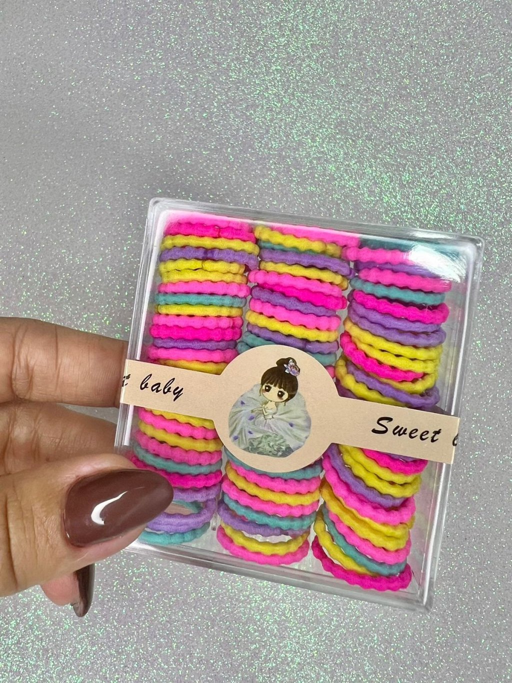 Elástico para cabelo PP Lomil COLOR VERÃO 90und