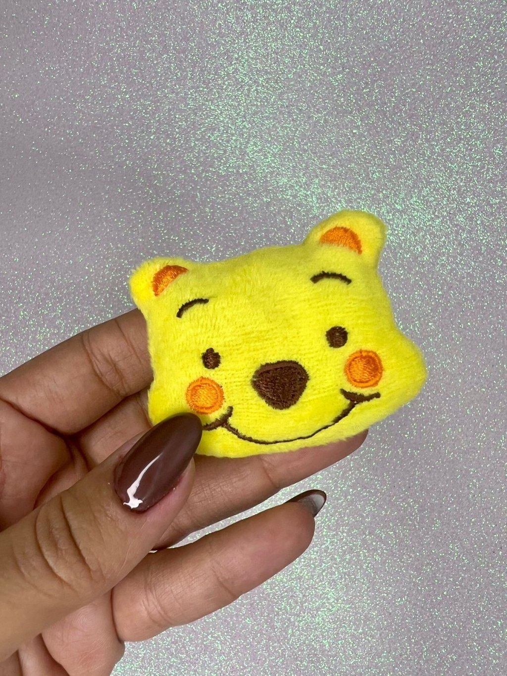 Aplique Pelúcia Lomil Ref:44534 URSO POOH 60mm 01Und