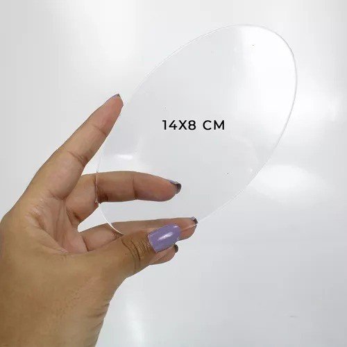 Base acrílica OVAL 14X8cm 03und