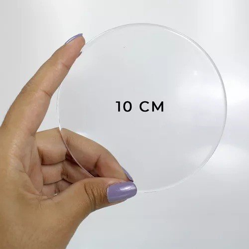 Base acrílica REDONDA 10cm 04und