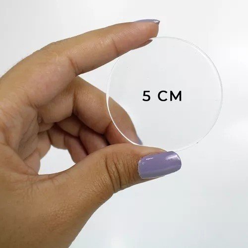 Base acrílica REDONDA 5cm 06und