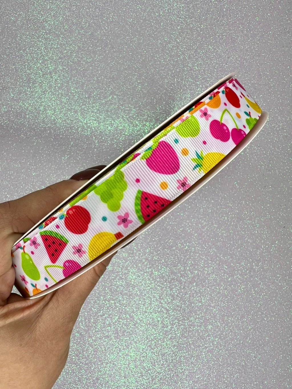 Fita Gorgurão n°5 Yama Coleção FRUTAS Cor231 22mm 05mt