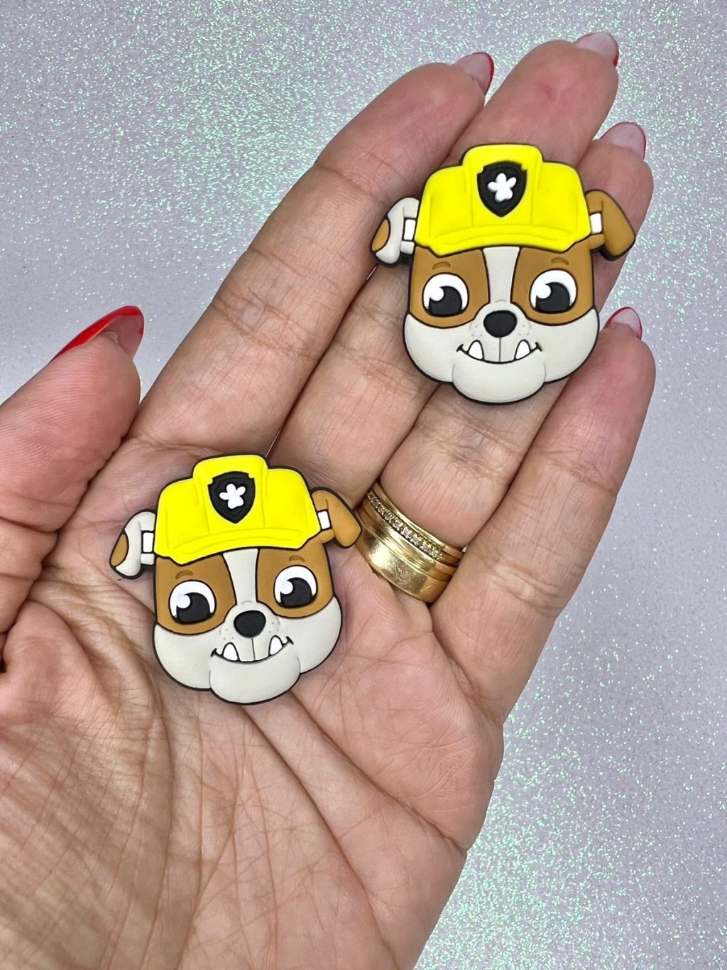 Aplique Emborrachado PATRULHA CANINA FrrImport Ref:2847 RUBLE 35mm 02und   