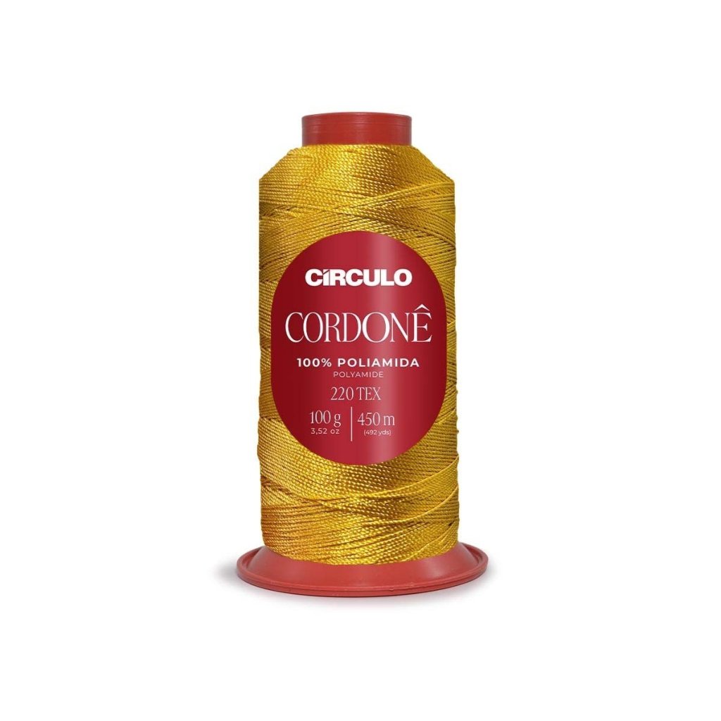 Linha Cordonê Circulo Cor1013-CAPIM DOURADO 100g 450mt
