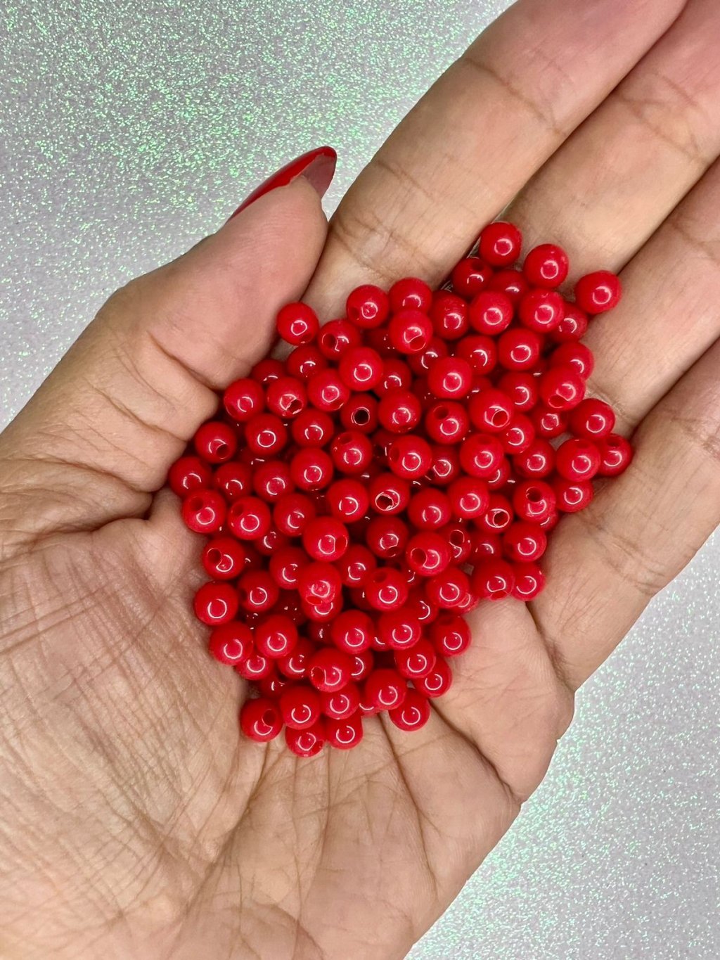 Bola Lisa n°6 Leitosa VERMELHO ESCURO 20g