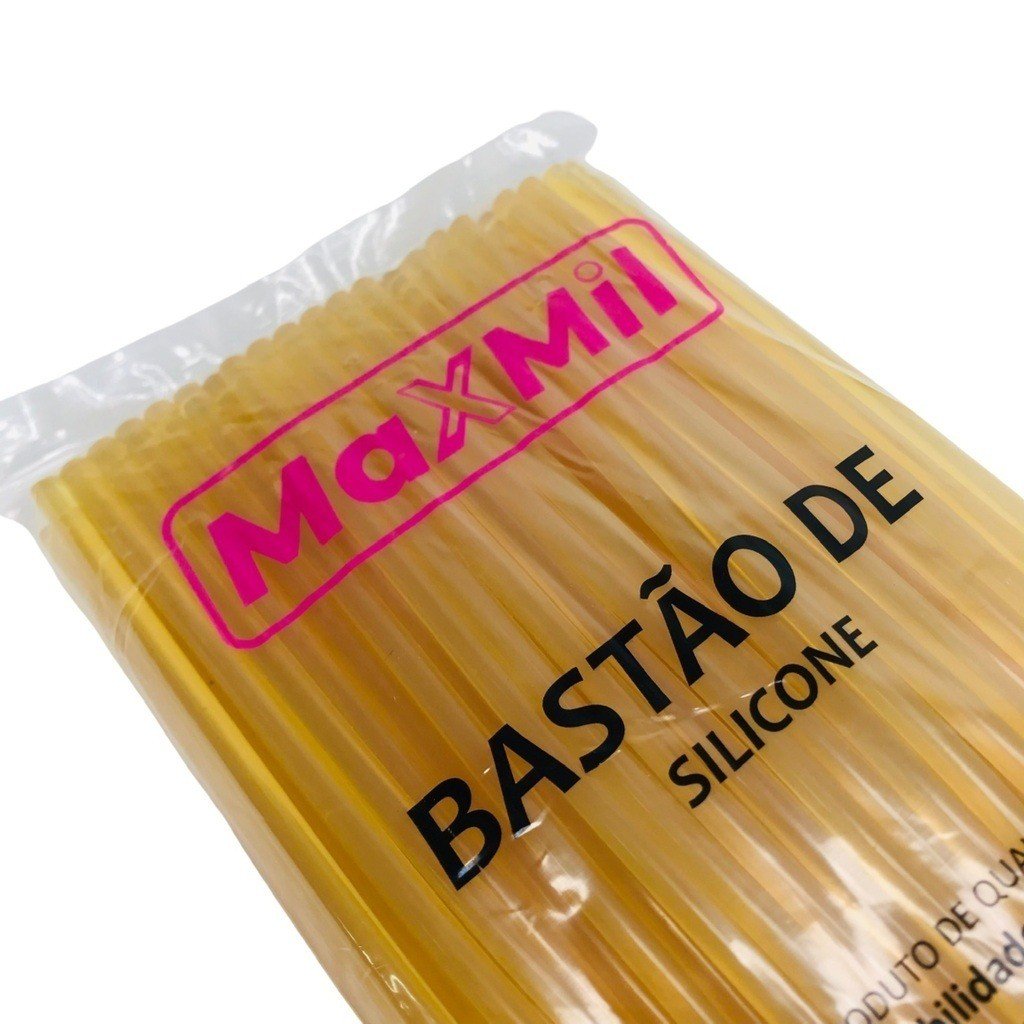 Cola Quente Grossa AMARELA MaxMil Lomil 11mm